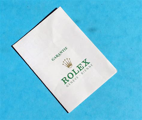 ROLEX CIRCA 1978 VINTAGE PAPER CERTIFICAT 